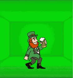 Leprechaun Beer Dancing GIF