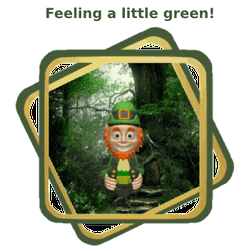 Leprechaun Doing Irish Jig In The Forest GIF