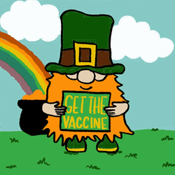 Leprechaun Get The Vaccine GIF
