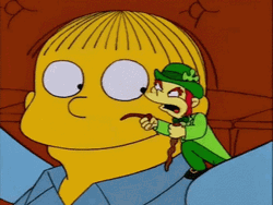 Leprechaun Ralph The Simpsons  GIF