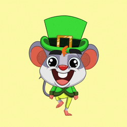 Leprechaun Rat Dancing GIF