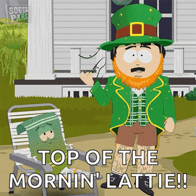 Leprechaun Saying Top Of The Mornin GIF