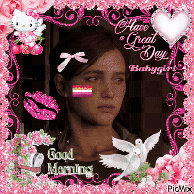 Lesbian Flag Girl Have A Great Day Babygirl GIF