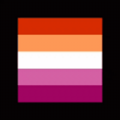 Lesbian Flag Red Orange White Purple Stripes GIF