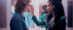 Lesbians Inside The Toilet  GIF