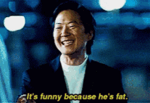 Leslie Chow Saying It's Funny GIF