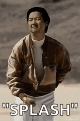 Leslie Chow Splash GIF