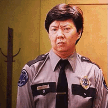 Leslie Chow Weird Face GIF