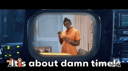 Leslie Jones Its About Damn Time GIF