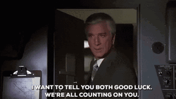 Leslie Nielsen Good Luck Meme GIF
