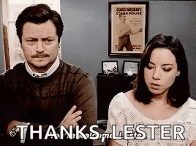 Lester Ron Swanson GIF