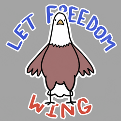 Let Freedom Ring Eagle Wing Meme GIF