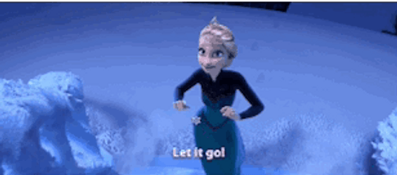 Let It Go Frozen Elsa Building Bridge GIF