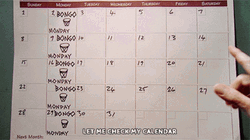 Let Me Check My Calendar Agenda  GIF