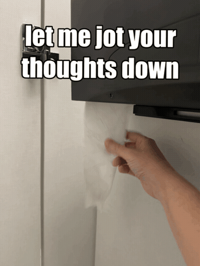 Let Me Jot Your Thoughts Down GIF