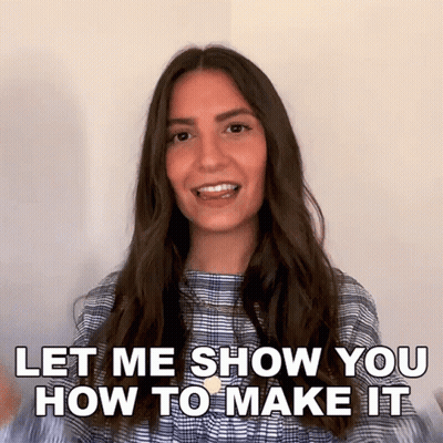 Let Me Show You How To Make It Alexandra Machover GIF