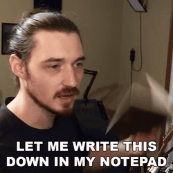 Let Me Write This Down In My Refer Notepad GIF