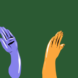 Let's Do This Together Animation GIF