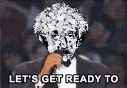 Let's Get Ready To Rumble Einstein Head GIF