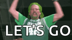 Let's Go Boston Celtics Fan GIF