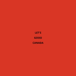 Let's Go Canada Mobile Art GIF