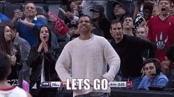 Let's Go Drake Cheering Shout GIF