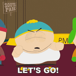 Let's Go Eric Cartman GIF