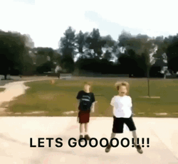 Let's Go Excited Kid GIF