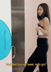 Let's Go Jennie Kim GIF