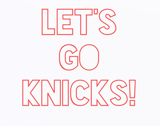 Let's Go Knicks Logo Graphics Art GIF