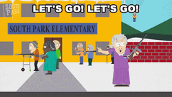 Let's Go South Park GIF