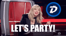 Let's Party Dancing Taylor Swift The Voice GIF