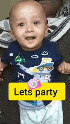 Let's Party Happy Baby Dancing GIF