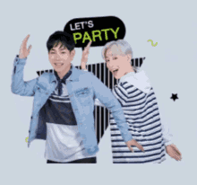 Let's Party Peck And BamBam GIF
