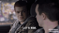Let's Ride Carl And Ian Gallagher Shameless GIF