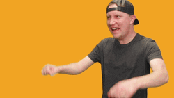 Let's Ride Man Imitating Driving Motorcycle GIF