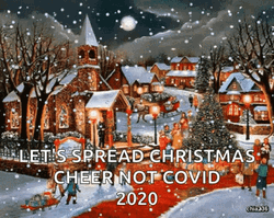 Let's Spread Christmas Cheer Wednesday Not Covid GIF