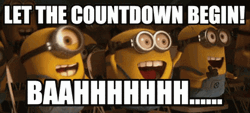Let The Countdown Begin Baaahhh GIF