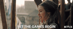 Let The Games Begin Beautiful Lady GIF