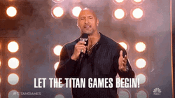 Let The Games Begin Dwayne Johnson GIF