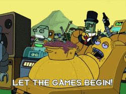 Let The Games Begin Futurama Hedonism Robot GIF
