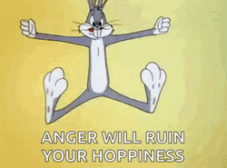 Let The Hate Flow Through You Bugs Bunny GIF