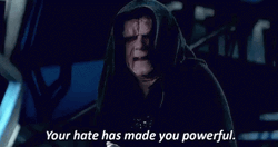 Let The Hate Flow Through You Sheev Palpatine GIF