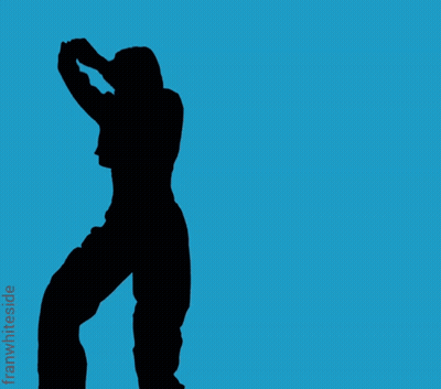 Let The Weekend Begin Poster With Dancing Woman GIF