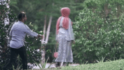 Let Them Fight Hijab Girl GIF