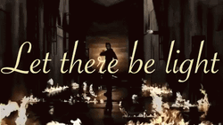 Let There Be Light Burning Flames GIF