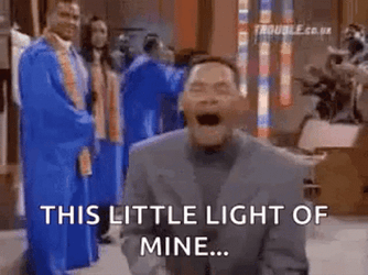 Let There Be Light Frantic Will Smith GIF