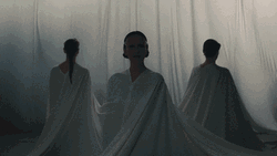 Let There Be Light Ladies Wearing White Fabrics GIF