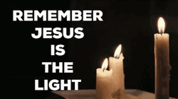 Let There Be Light Lighted Candles GIF