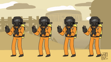 Lethal Company Dance Group Of Four GIF